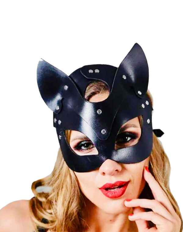 Shadow Kitty PU Learher Roleplay Mask