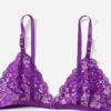 Violet Spell Sheer Lace 3 Piece Set