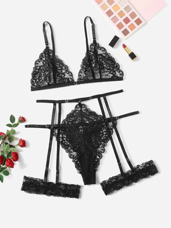 photo-2024-11-30-04-50-42 Marked In Black Sheer Lace 5 piece lingerie