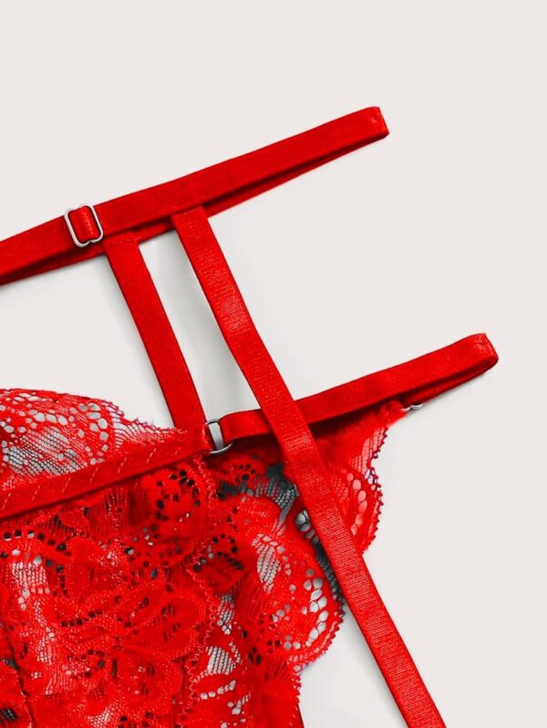 Unholy Ruby Sheer Lace Set