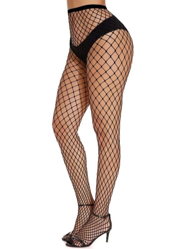 Forbidden Access Open - Crotch Fishnet Bodystocking