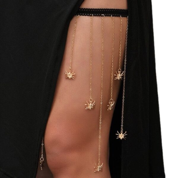 Venom Lace Leg Drape Chain