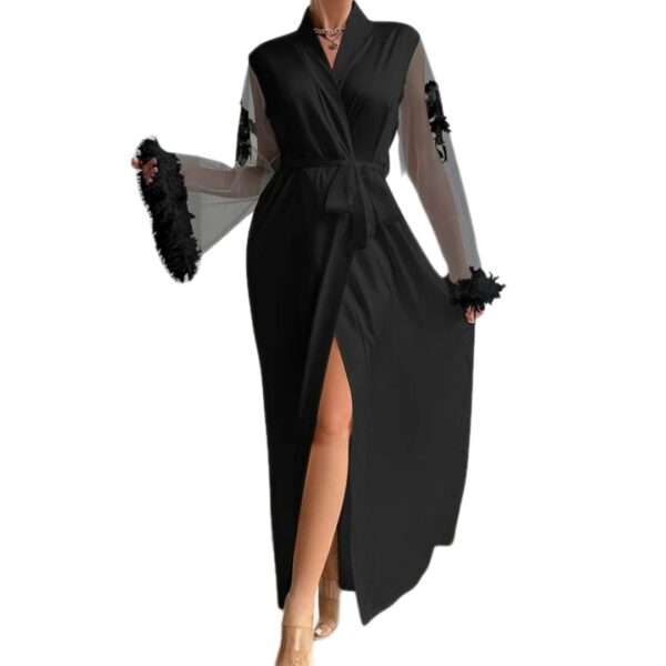 Midnight Noir Veil Robe