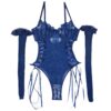 The Bluebird Lace Corset Bodysuit