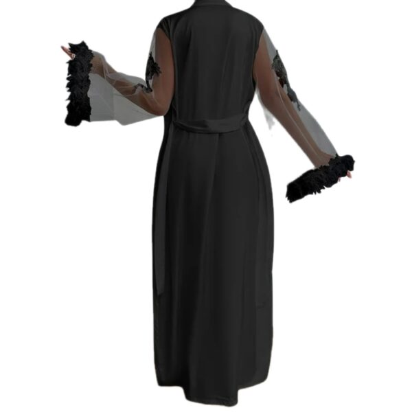 Midnight Noir Veil Robe