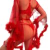 Scarlet Siren Mini Sheer Wrap