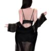 Luna Black Chemise