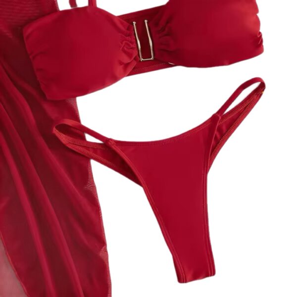 Lustrelle 3PCS Bikini Red Set