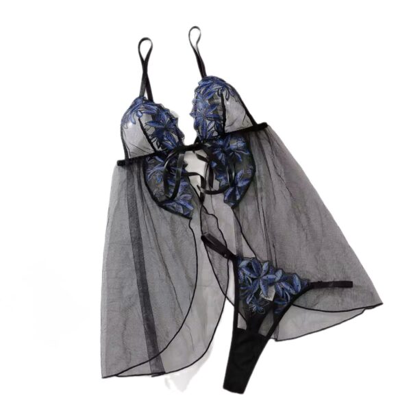 Blue Eclipse Lingerie Set