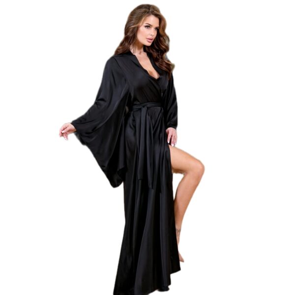 Imperial Satin Kimono Robe