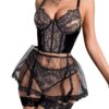 Mystique Lace Garter Set