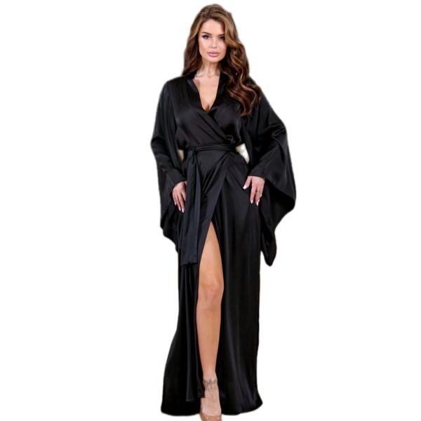 Imperial Satin Kimono Robe