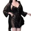 Luna Black Chemise