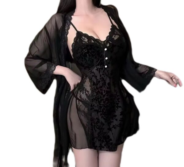 Luna Black Chemise