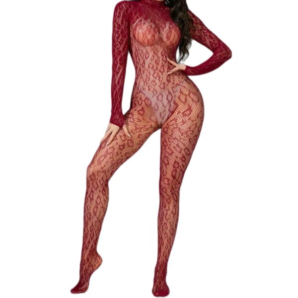 copy_6f920f7f-21a0-4839-bbe0-b7e3bda5baaf Burgundy Leopard Print Lace Body stocking