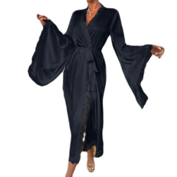 Black Muse Lace Robe
