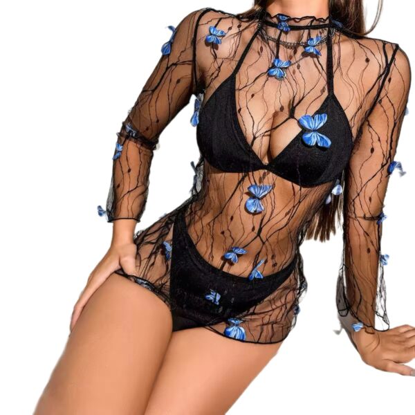 Blue Reverie Sheer Dress