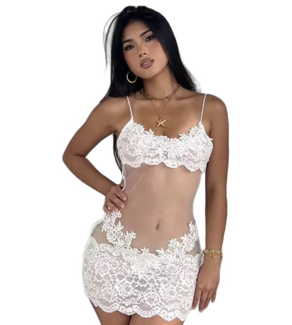 Celeste Whisper Lace Chemise
