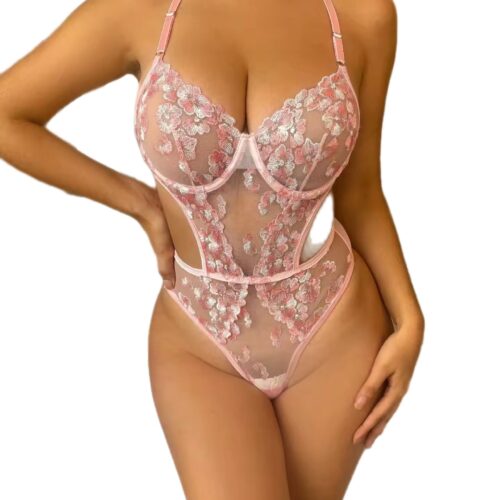 Rosé Fleur Contour Bodysuit