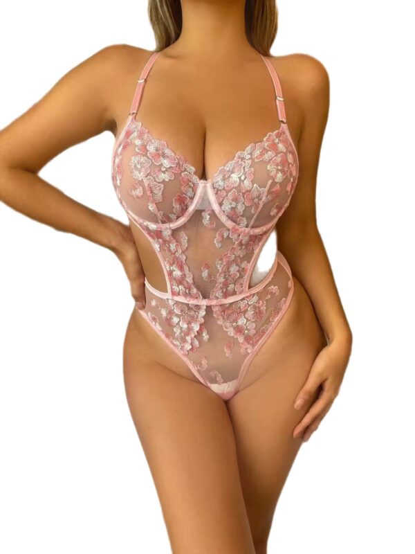 Rosé Fleur Contour Bodysuit