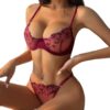 copy_87ada390-6f65-4b43-b7ea-6abbf5568217 Seréne Red Classical Lingerie Set
