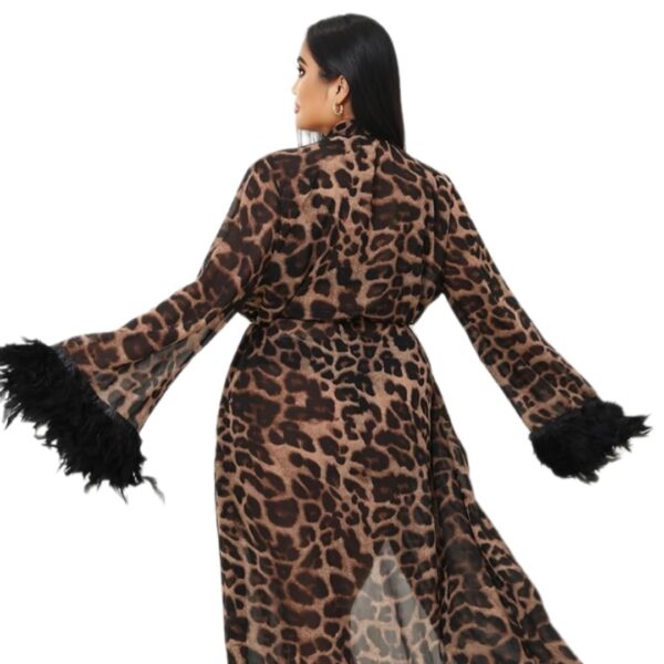 Wild Nights Leopard Glam Robe