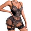 Mystique Lace Garter Set