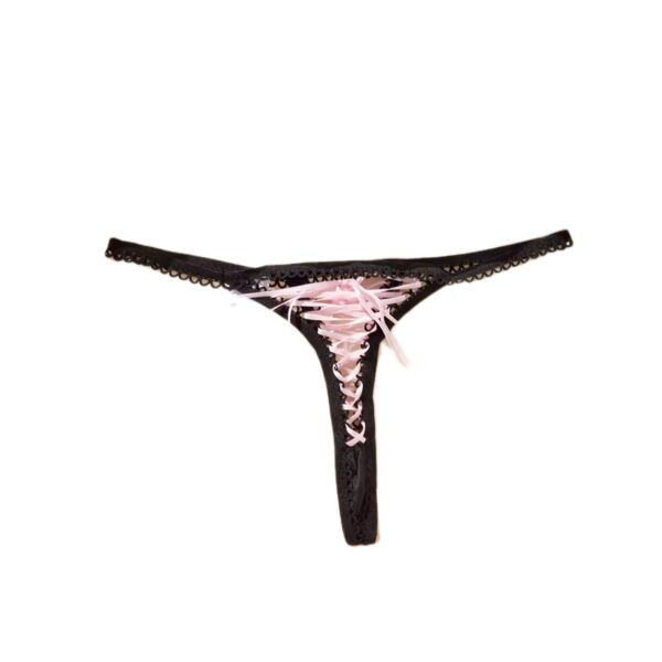 Pink Nights Ribbon Thong