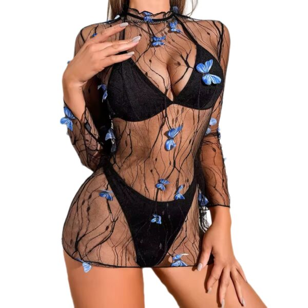 Blue Reverie Sheer Dress