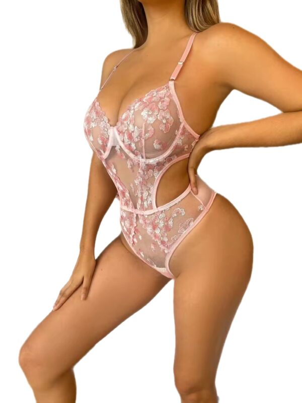 Rosé Fleur Contour Bodysuit