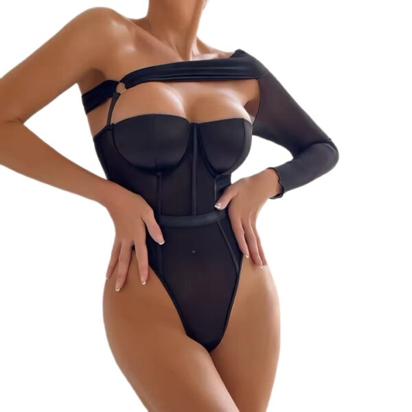 copy_b27a4856-ab8a-45ff-b98b-e6f1763a2036 Bella Black Asymmetry Bodysuit