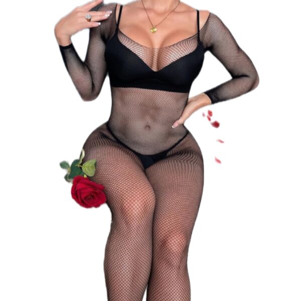 Midnight Vixen Fishnet Fantasy