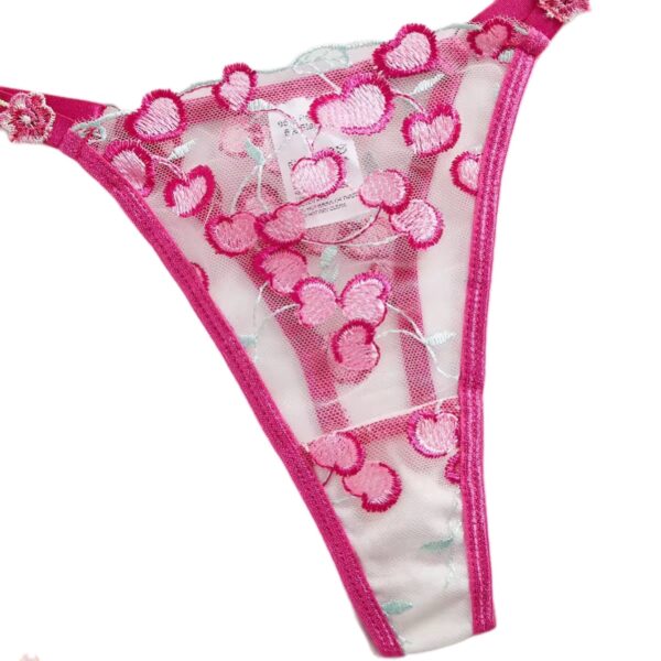 Amour Pop Embroidery Lingerie Set