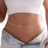Golden Pearl Layered Waist Chain