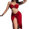Lustrelle 3PCS Bikini Red Set