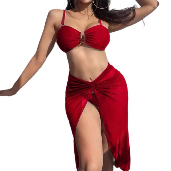 Lustrelle 3PCS Bikini Red Set