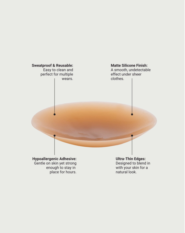 Silicon Nipple Covers - Coffee