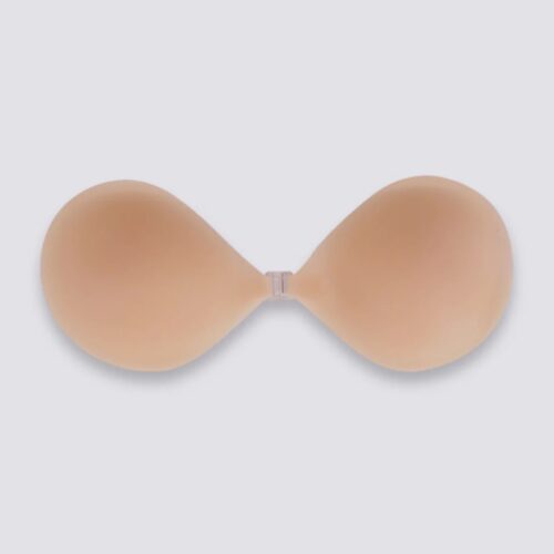 Strapless V Cut Plunge Bra - Nude