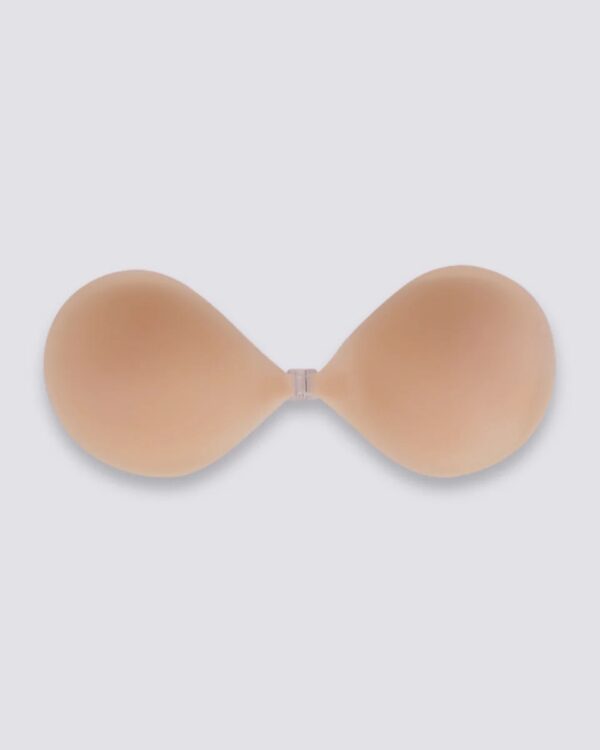 Strapless V Cut Plunge Bra - Nude