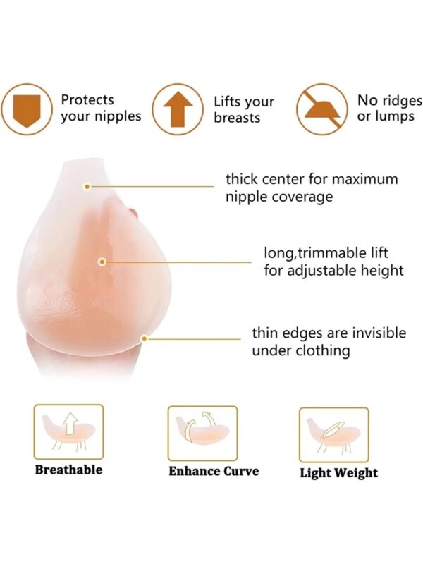 Sticky Push Up Bra - Beige