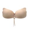 Adhesive Push Up Wing Bra - Dark Beige