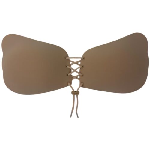 Adhesive Push Up Wing Bra - Deep nude
