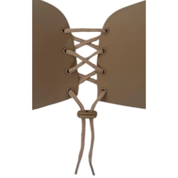 Adhesive Push Up Wing Bra - Deep nude