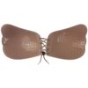 Adhesive Push Up Wing Bra - Deep nude