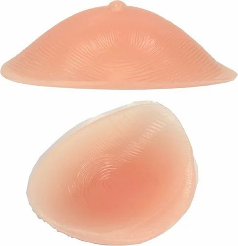Non Adhesive Triangle Silicone Prosthetic Breast- Left side