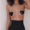 Love Hearts Nipple Pastries- Black