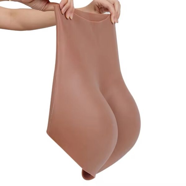BootyForm Silicone Enhancer Shorts- Brown