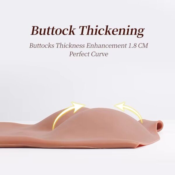 BootyForm Silicone Enhancer Shorts- Brown