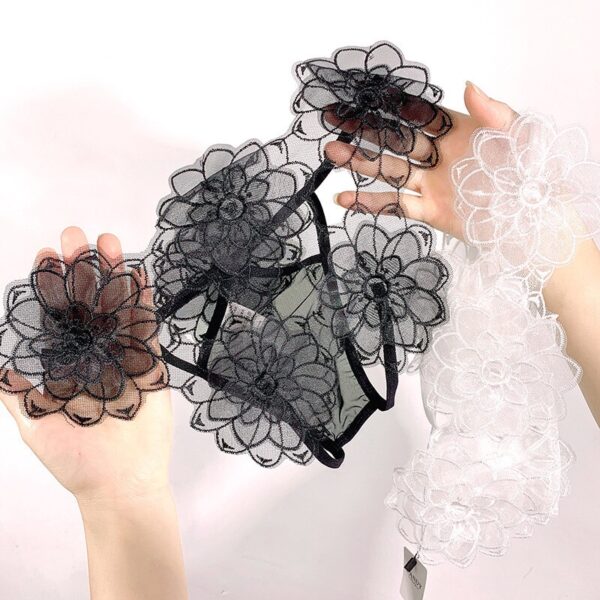 Midnight Bloom Thong