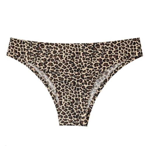 Leopard Print Low Rise Cut